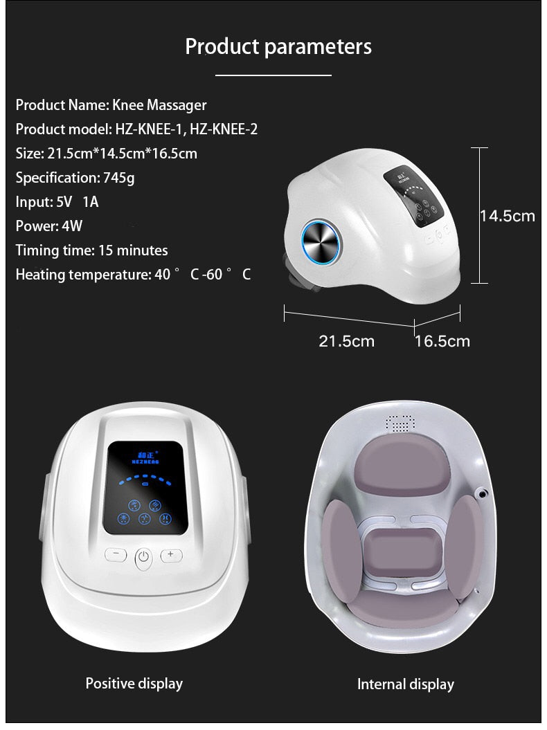 Knee Massager With Infrared Therapy and 4D Airbag Technology