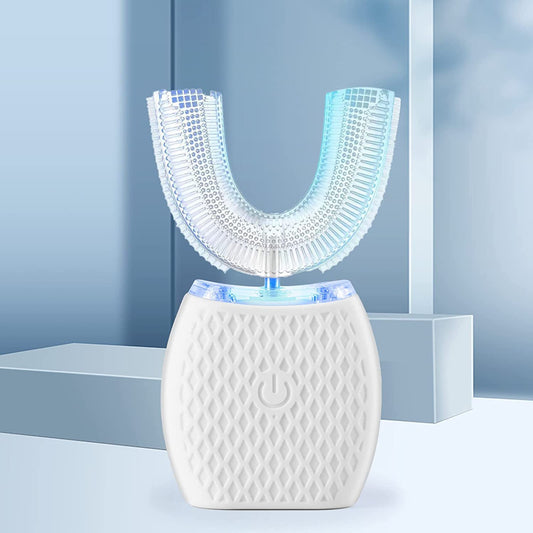 BEST GIFTS BEST DEAL 50% OFF - 360-Degree LED Sonic U-Shape Electric Toothbrush