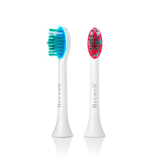 Electric Sonic Blue and Red Light Therapy Toothbrush