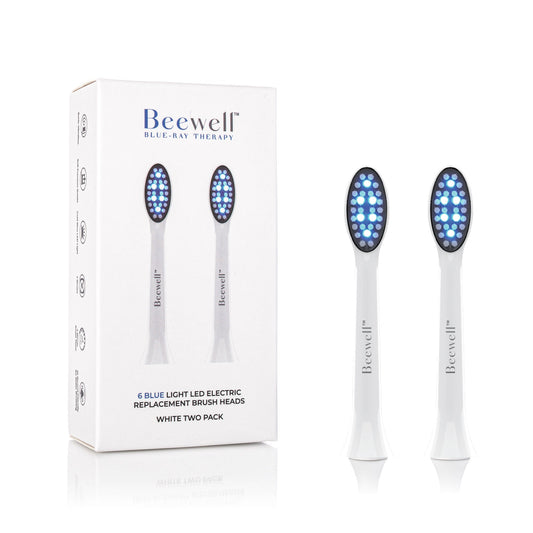 Blue LED Therapy Brush Head Replacement - Body White Color